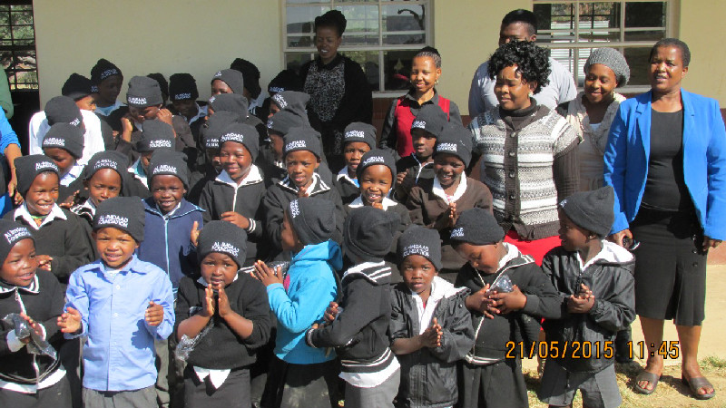 OWW 2015 Warm Hat & Stationery Pack Distribution at the Remington Primary School 